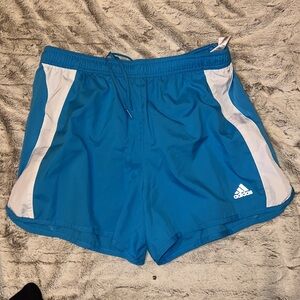 Adidas dri fit shorts with liner